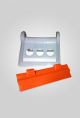 Plastic Corner Protectors White Orange